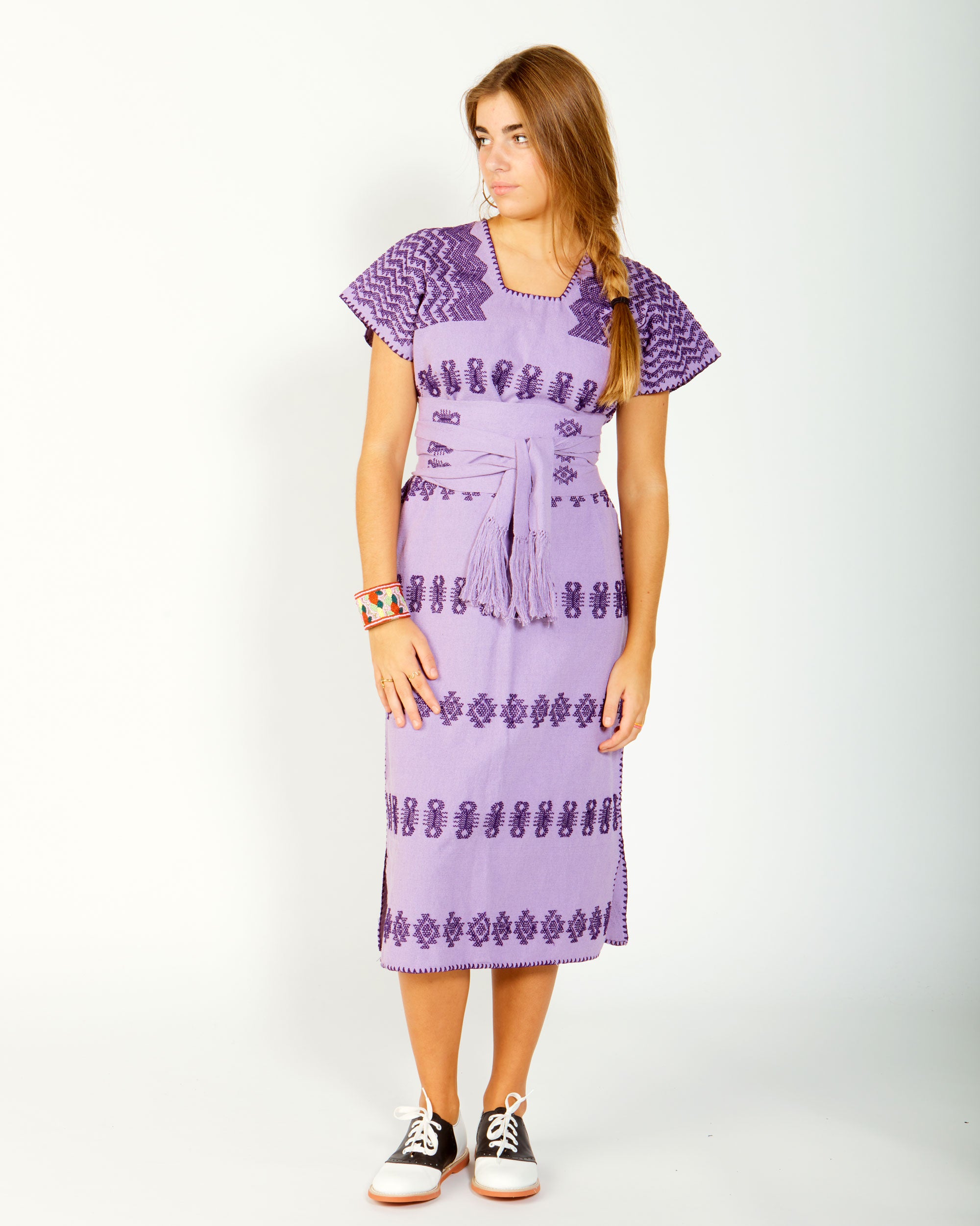 Midi Single Panel Huipil With Belt – el Shoppo