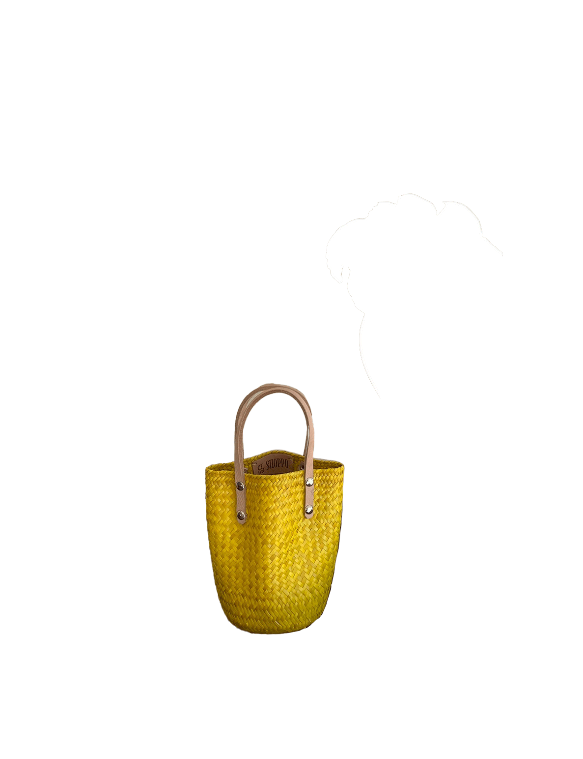 The Palm Tote Yellow - Small