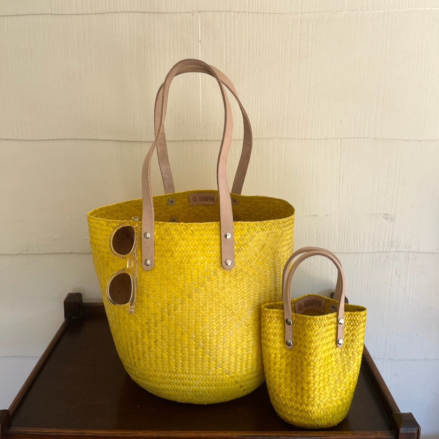 Yellow Straw Bag