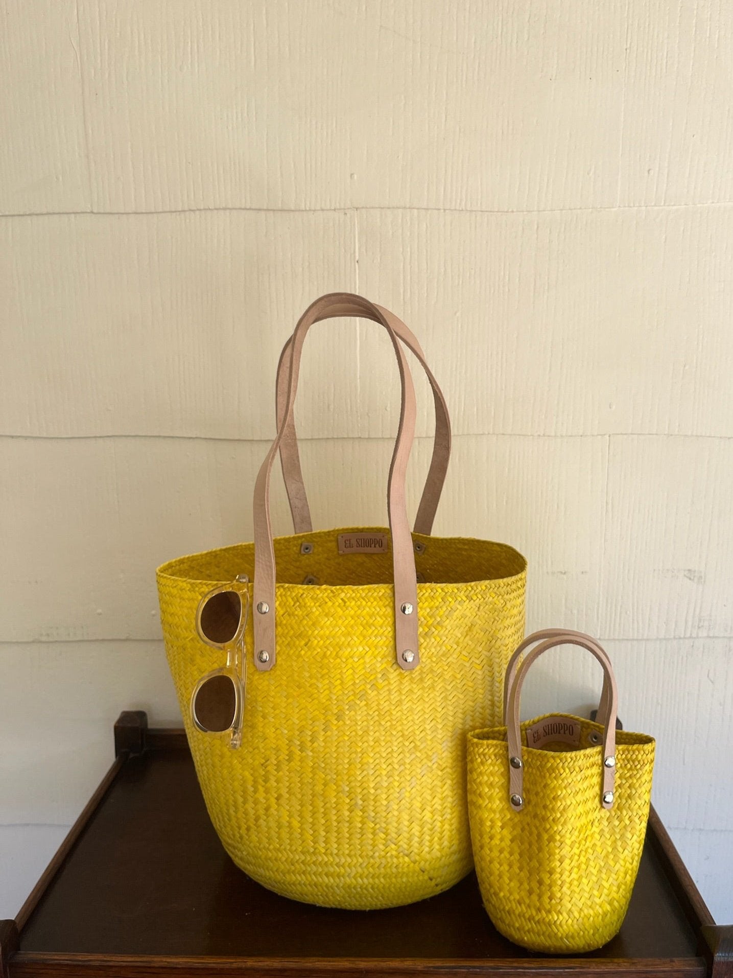 Yellow Straw Bag